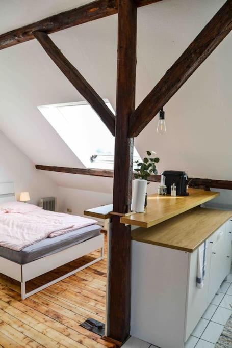Schoene Dachgeschosswohnung Nahe Koeln Esterno foto
